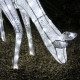 Light Up Reindeer Stag, Doe &amp; Snowman Set