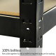 Monster Racking T-Rax Heavy Duty Shelving Units, Black, 75cm W, 30cm D