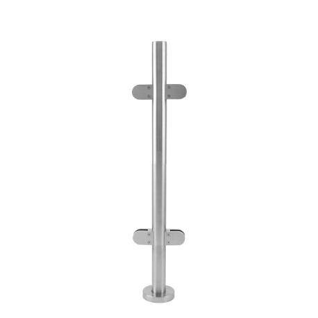 MonsterShop Stainless Steel Balustrade, Mid Post, 90cm H