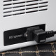 Outsunny 12V Car Refrigerator w/ LED Light &amp; Foldable Handles, 25L Portable Compressor Cooler, Fridge Freezer with 12/24V DC and