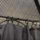 Outsunny 3 x 3(m) Hardtop Gazebo Canopy with Polycarbonate Roof, Permanent Pavilion Garden Gazebo with Curtains for Patio, Deck,