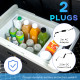Outsunny 30L Car Refrigerator, Portable Compressor Car Fridge Freezer, Electric Cooler Box with 12/24V DC and 110-240V AC for Ca