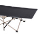 Outsunny Single Person Camping Bed Folding Cot Outdoor Patio Portable Military Sleeping Bed Travel Guest Leisure Fishing with Si