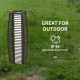 Outsunny Rattan Solar Floor Lamp,  68cm Tall Outdoor Garden Lantern Pathway Light &amp; Decorative Lighting with Auto On/Off LED Lig