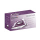 2400W Steam Iron Compact Iron with Non-Stick Stainless Steel Soleplate - Pink