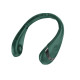 5000mAh Wearable Portable Silent Neck Fan, Powerful Power Cooling Hanging Neck Bladeless Fan, 3 Speeds - Green