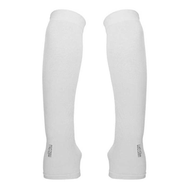 1 Pair Cooling Arm Sleeves Unisex UV Sun Protection Hands Arms Cover for Outdoor Activities - White