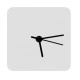 Clock Any Design Or Text Circle Square - Metal Street Sign Wall Sign - Personalise custom art