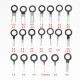 38 pcs Car Terminal Removal Tool Wire Plug Connector Extractor Puller Release Pin