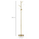 3-Light Tree Floor Lamps for Living Room, Modern Standing Lamp for Bedroom with Globe Lampshade, Steel Base, Bulb not Included, 