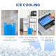 Mobile Air Cooler, 12L Tank Evaporative Ice Cooling Fan Water Conditioner Humidifier Unit with 3 Modes, 3 Speed, Remote, Timer, 