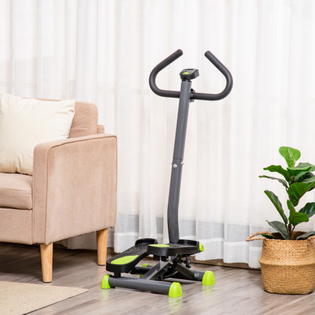 Twister Stepper, Step Machine with Adjustable Resistance, LCD Screen - Grey