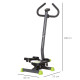 Twister Stepper, Step Machine with Adjustable Resistance, LCD Screen - Grey