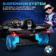 BMW i4 Licensed 12V Kids Electric Ride-On Car, with Remote Control, Portable Battery, Music, Horn, Headlights - Black