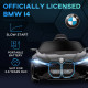 BMW i4 Licensed 12V Kids Electric Ride-On Car, with Remote Control, Portable Battery, Music, Horn, Headlights - Black