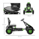 Kids Pedal Go Kart, with Adjustable Seat, Inflatable Tyres - Green