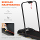 Foldable Walking Treadmill, with LED Display, for Home, Office &amp; Fitness Studio