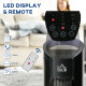 31&quot; Freestanding Tower Fan, 3 Speed 3 Mode, 7.5H Timer, Oscillating, LED Panel, Remote Control, 31 Inch Standing Fan, Black