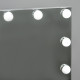 Hollywood Mirror with Lights for Makeup Dressing Table, Lighted Vanity Mirror with 12 Dimmable LED Bulbs and USB Plug in Power S
