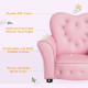 Kids Armchair Toddler Chair Seating Relax Playroom Seater Girl Princess Pink