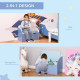 Kids Wooden Toy Box Children Storage Chest Bench Organiser Safety Hinge Bedroom Playroom Furniture Blue