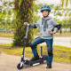 Outdoor Ride On Powered Scooter 120W Motor Bike 2 x 12V Battery - Black