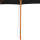 Outsunny 3(m) Garden Parasol, Pulley Operated Patio Umbrella, Wooden Table Market Umbrella with Rope Pulley Mechanism and 8 Ribs