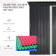 Outsunny 5 x 3ft Garden Storage Shed with Sliding Door and Sloped Roof Outdoor Equipment Tool, Black