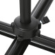 Outsunny 2.5 x 2.5m Patio Offset Parasol Umbrella Cantilever Hanging Aluminium Sun Shade Canopy Shelter 360° Rotation with Crank