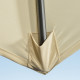 Outsunny 3 x 3(m) Cantilever Parasol with Cross Base, Garden Umbrella with 360° Rotation, Crank Handle and Tilt for Outdoor, Pat
