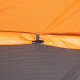 Outsunny 4-5 Person Pop-up Camping Tent Family Tent w/ 2 Mesh Windows &amp; PVC Windows Portable Carry Bag for Outdoor Trip, Orange