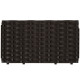 Outsunny Set of 1 26L Garden Raised Bed Elevated Patio Flower Plant Planter Box PP Vegetables Planting Container, Brown