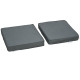 Outsunny Set of 2 Garden Seat and Back Cushion Set, Replacement Cushions for Outdoor Furniture with Seat Cushion and Back Cushio