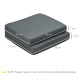 Outsunny Set of 2 Garden Seat and Back Cushion Set, Replacement Cushions for Outdoor Furniture with Seat Cushion and Back Cushio