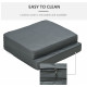 Outsunny Set of 2 Garden Seat and Back Cushion Set, Replacement Cushions for Outdoor Furniture with Seat Cushion and Back Cushio