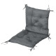 Outsunny Set of 2 Garden Chair Cushions 50W x 98L x 8D cm Comfortable Seat Pad with Backrest for Sunbeds, Rocking Chairs, Lounge