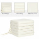 Outsunny Set of 6 Pcs Chair Cushion, 42Lx42Wx5T cm-Cream White