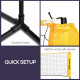 SPORTNOW 3m Badminton Net, Height Adjustable Outdoor Sports Net, with Carry Bag, for Tennis, Pickleball, Volleyball