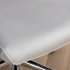 Vinsetto Linen Computer Chair with Armrest, Modern Swivel Chair with Adjustable Height, Light Grey