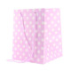 Lilac Polka Dot Hand Tie Bag