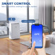 14000 BTU Mobile Air Conditioner, 35m², Smart Home WiFi, with Dehumidifier, Fan, 24H Timer, Window Kit, White