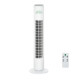 30&#039;&#039; Freestanding Tower Fan, 3 Speed 3 Mode, 10h Timer, 70 Degree Oscillation, LED Light, 5M Remote Controller, White