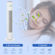 30&#039;&#039; Freestanding Tower Fan, 3 Speed 3 Mode, 10h Timer, 70 Degree Oscillation, LED Light, 5M Remote Controller, White
