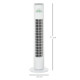 30&#039;&#039; Freestanding Tower Fan, 3 Speed 3 Mode, 10h Timer, 70 Degree Oscillation, LED Light, 5M Remote Controller, White