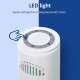 30&#039;&#039; Freestanding Tower Fan, 3 Speed 3 Mode, 10h Timer, 70 Degree Oscillation, LED Light, 5M Remote Controller, White