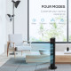 Electric Tower Fan, with 3.5L Water Tank and Ice Pack - Black
