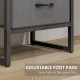 Four-Tier Industrial Display Shelf, with Bottom Drawers