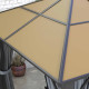 Outsunny 3 x 3.6m Garden Aluminium Gazebo Hardtop Roof Canopy Marquee Party Tent Patio with Mesh Curtains &amp; Side Walls - Grey