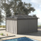 Outsunny Replacement Gazebo Curtains, 4-Panel Gazebo Side Panels Only, for 3 x 3 (M) Gazebos or Pergolas, Hooks/C-Rings Included
