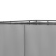 Outsunny Replacement Gazebo Curtains, 4-Panel Gazebo Side Panels Only, for 3 x 3 (M) Gazebos or Pergolas, Hooks/C-Rings Included